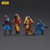 Zombie Dark Source Actionfiguren 4er-Pack Biochemical Lab Team 8 cm - Smalltinytoystore