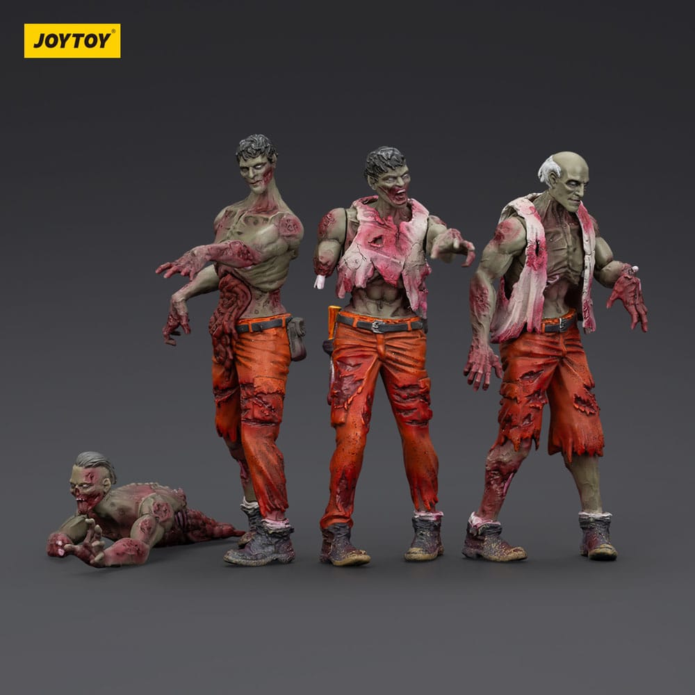 Zombie Dark Source Actionfiguren 4er-Pack Mechanic Team 8 cm - Smalltinytoystore