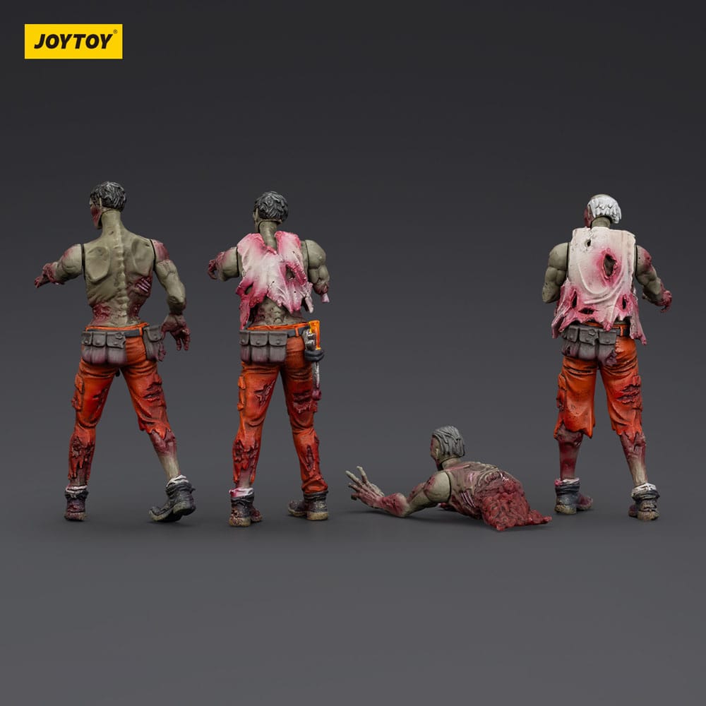 Zombie Dark Source Actionfiguren 4er-Pack Mechanic Team 8 cm - Smalltinytoystore