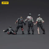 Zombie Dark Source Actionfiguren 4er-Pack Security Guards 8 cm - Smalltinytoystore