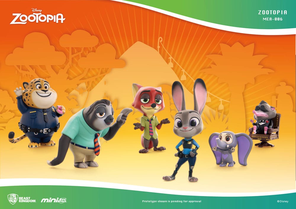 Zoomania Mini Egg Attack Blind Box Figuren Series Sortiment 10 cm (6) - Smalltinytoystore