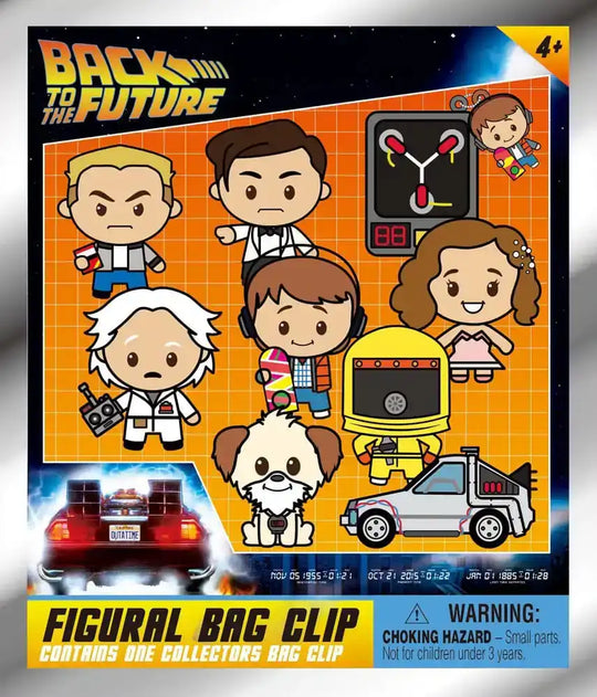 Zurück in die Zukunft 3D PVC-Taschenanhänger 40th Anniversary Series 1 Display (24) - Smalltinytoystore