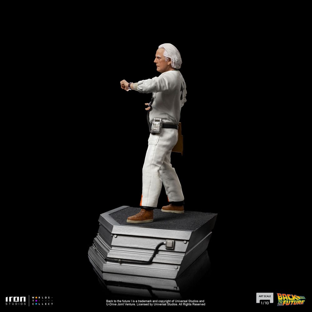 Zurück in die Zukunft Art Scale Statue 1/10 Doc Brown 22 cm - Smalltinytoystore