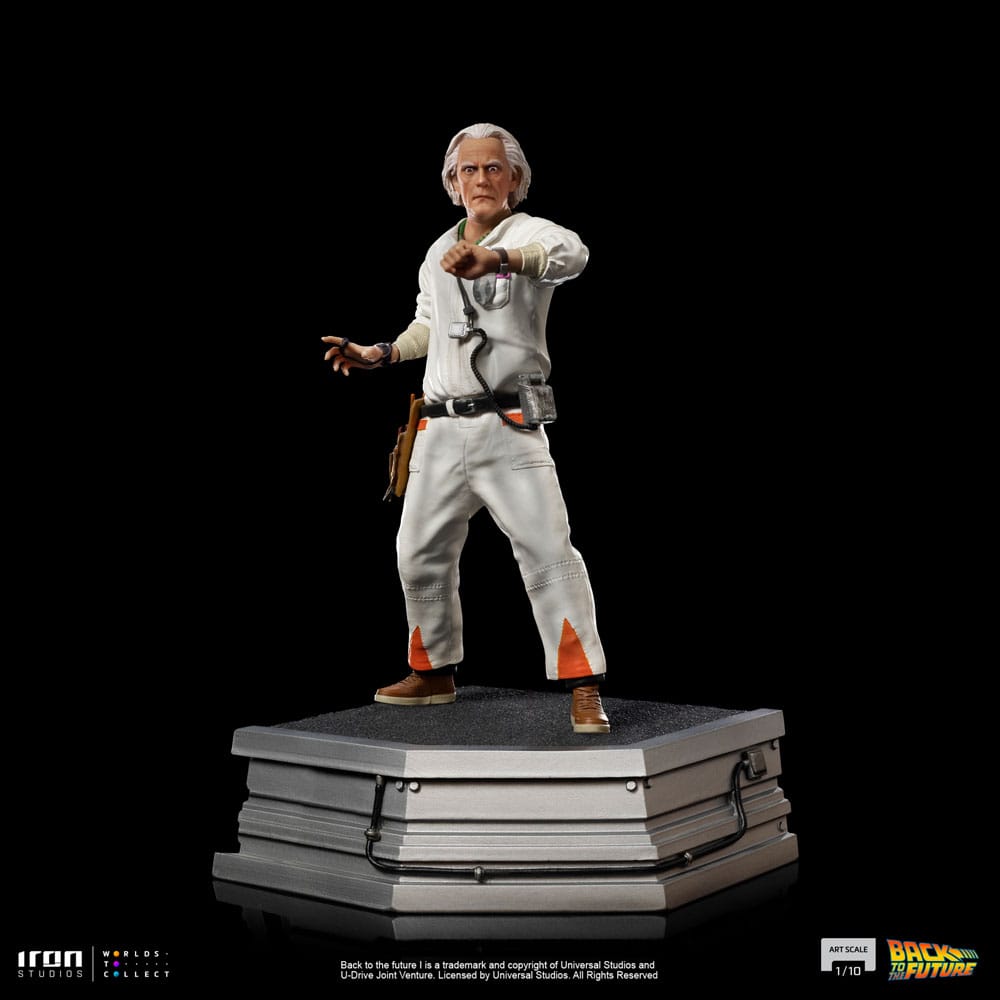 Zurück in die Zukunft Art Scale Statue 1/10 Doc Brown 22 cm - Smalltinytoystore