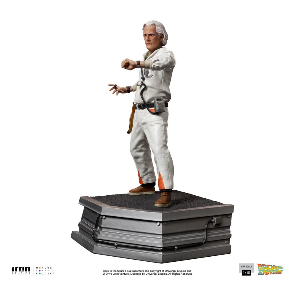 Zurück in die Zukunft Art Scale Statue 1/10 Doc Brown 22 cm - Smalltinytoystore