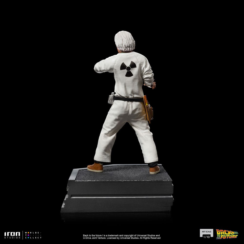 Zurück in die Zukunft Art Scale Statue 1/10 Doc Brown 22 cm - Smalltinytoystore
