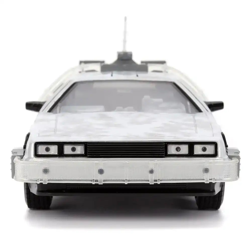 Zurück in die Zukunft Diecast Modell 1/24 Time Machine Frost - Smalltinytoystore