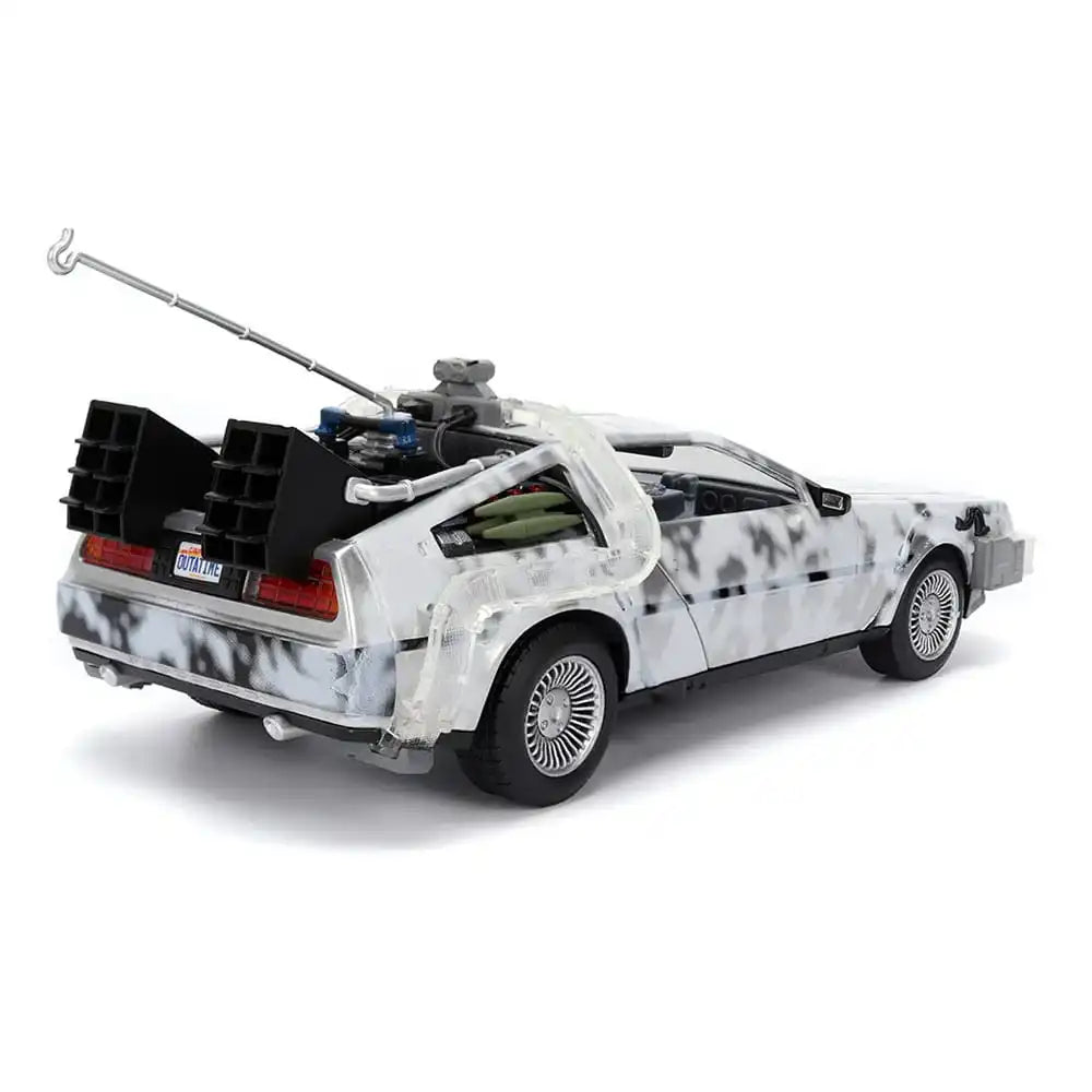 Zurück in die Zukunft Diecast Modell 1/24 Time Machine Frost - Smalltinytoystore