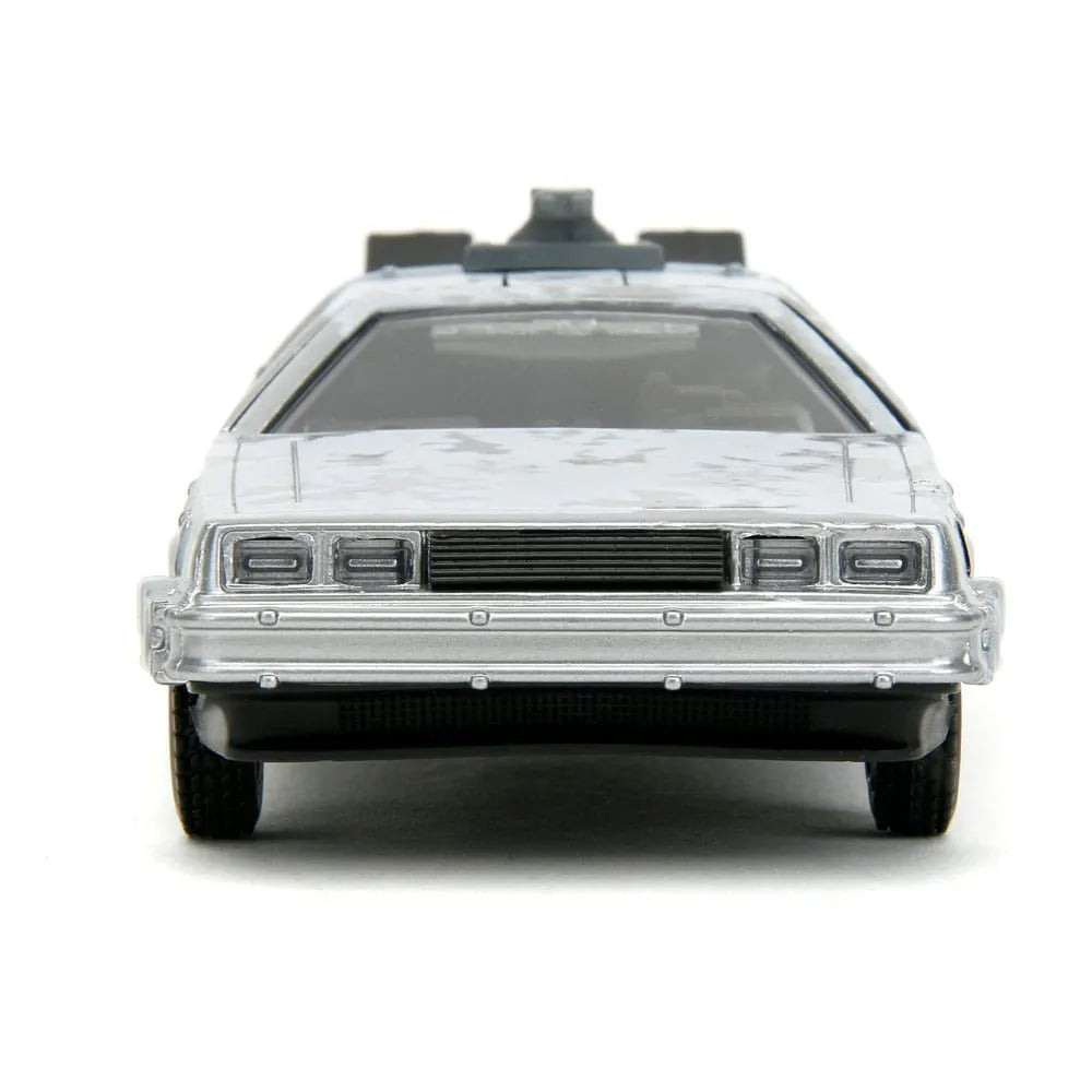 Zurück in die Zukunft Hollywood Rides Diecast Modell 1/32 DeLorean Time Machine Frost - Smalltinytoystore