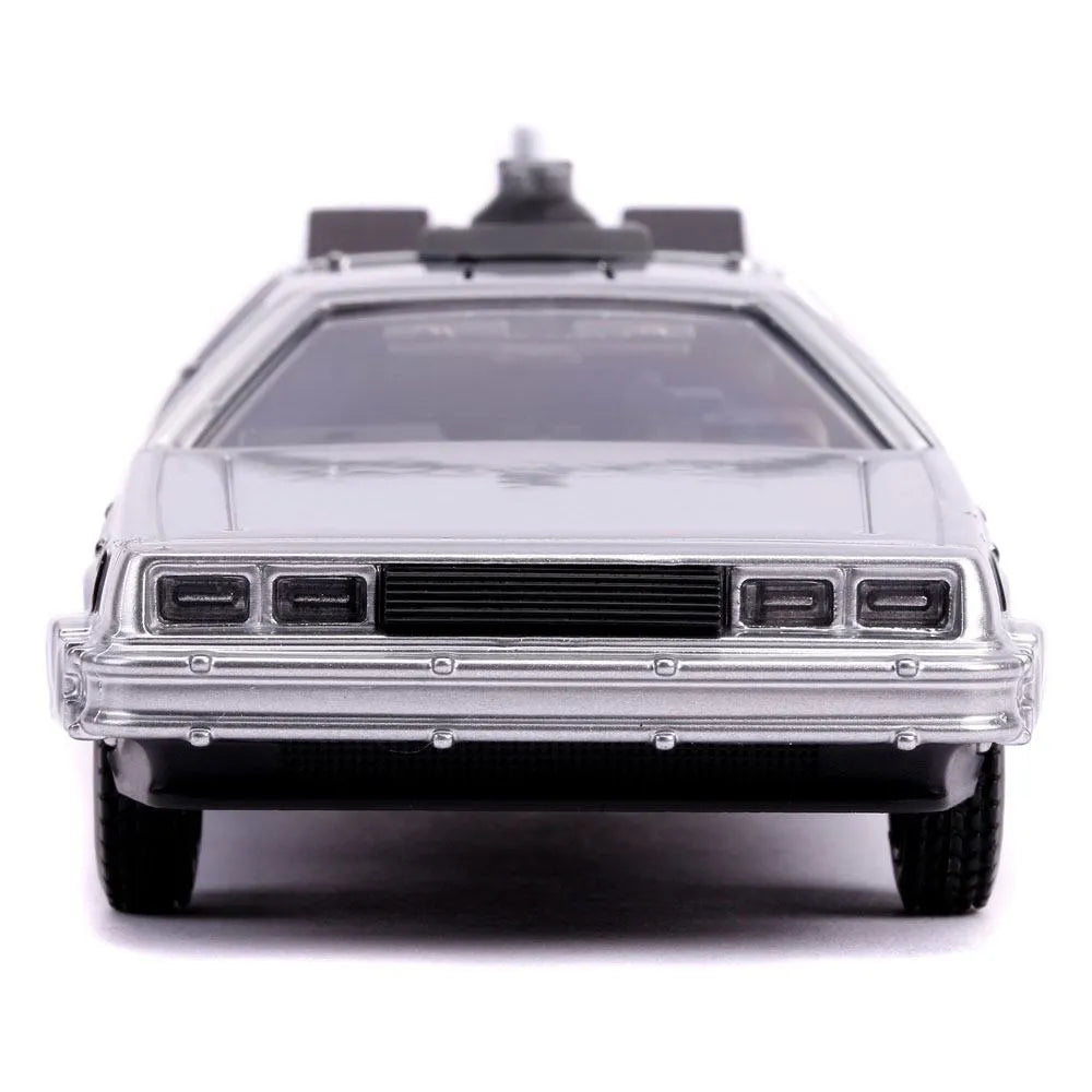 Zurück in die Zukunft II Hollywood Rides Diecast Modell 1/32 DeLorean Time Machine - Smalltinytoystore