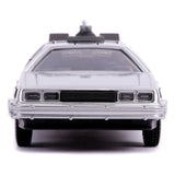 Zurück in die Zukunft II Hollywood Rides Diecast Modell 1/32 DeLorean Time Machine - Smalltinytoystore