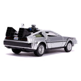 Zurück in die Zukunft II Hollywood Rides Diecast Modell 1/32 DeLorean Time Machine - Smalltinytoystore