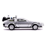 Zurück in die Zukunft II Hollywood Rides Diecast Modell 1/32 DeLorean Time Machine - Smalltinytoystore