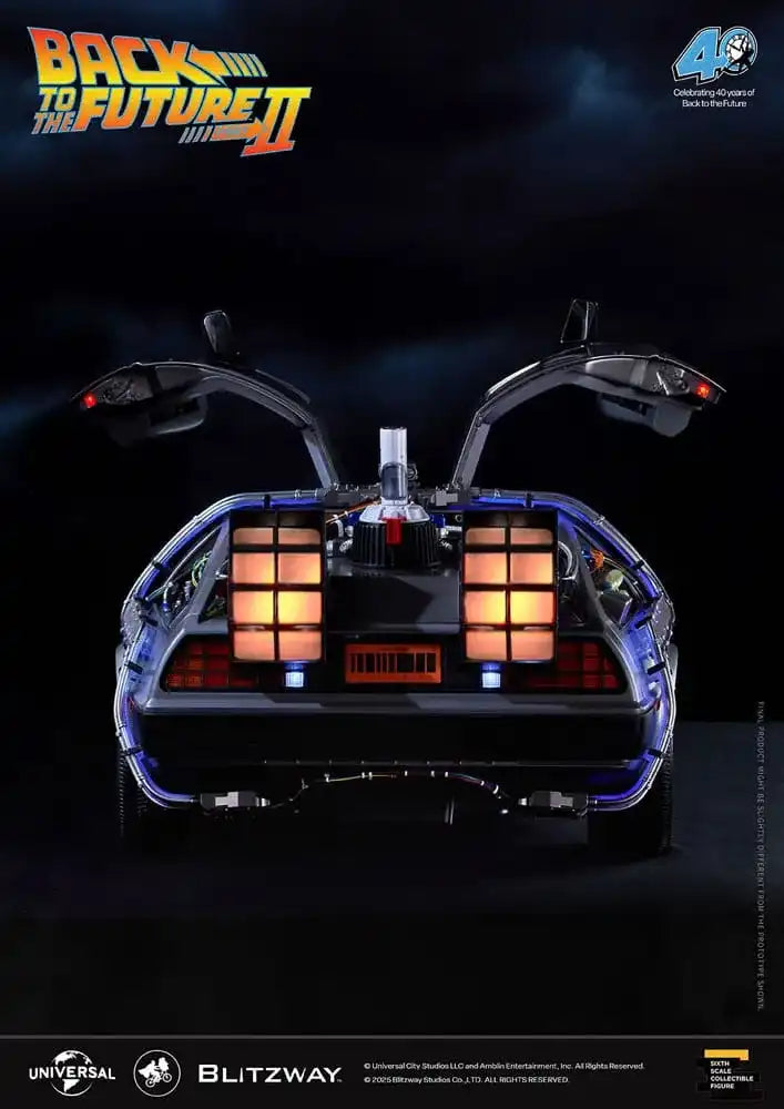 Zurück in die Zukunft II Premium UMS 1/6 Zeitmaschine Time Machine 74 cm Blitzway - Smalltinytoystore