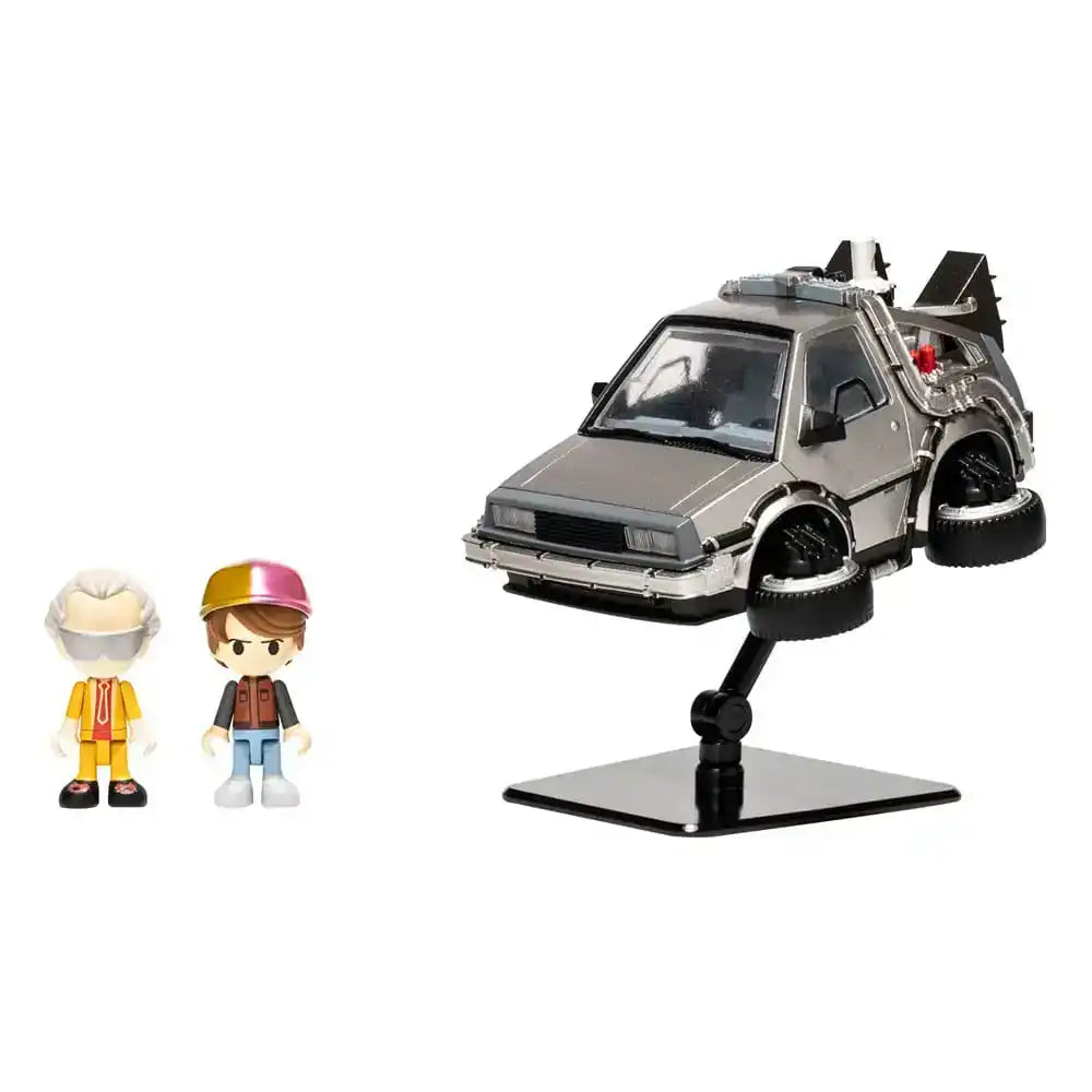Zurück in die Zukunft II Q-Village Fahrzeug mit Minifiguren Time Machine Part 2