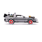 Zurück in die Zukunft III Hollywood Rides Diecast Modell 1/24 DeLorean Time Machine - Smalltinytoystore