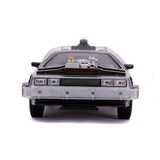 Zurück in die Zukunft III Hollywood Rides Diecast Modell 1/24 DeLorean Time Machine - Smalltinytoystore