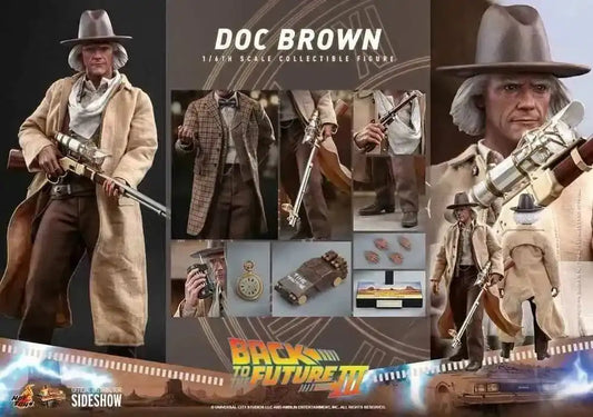 Zurück in die Zukunft III Movie Masterpiece 1/6 Doc Brown 32 cm HOT TOYS - Smalltinytoystore