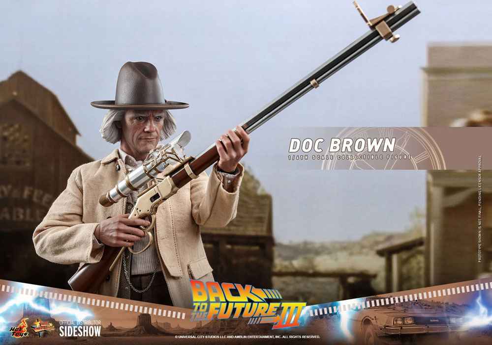 Zurück in die Zukunft III Movie Masterpiece 1/6 Doc Brown 32 cm - Smalltinytoystore
