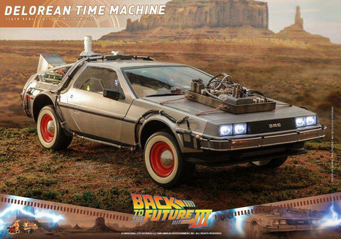 Zurück in die Zukunft III Movie Masterpiece Fahrzeug 1/6 DeLorean Time Machine 72 cm - Smalltinytoystore