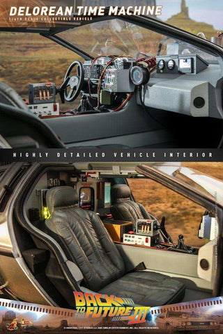 Zurück in die Zukunft III Movie Masterpiece Fahrzeug 1/6 DeLorean Time Machine 72 cm - Smalltinytoystore