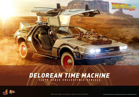 Zurück in die Zukunft III Movie Masterpiece Fahrzeug 1/6 DeLorean Time Machine 72 cm - Smalltinytoystore