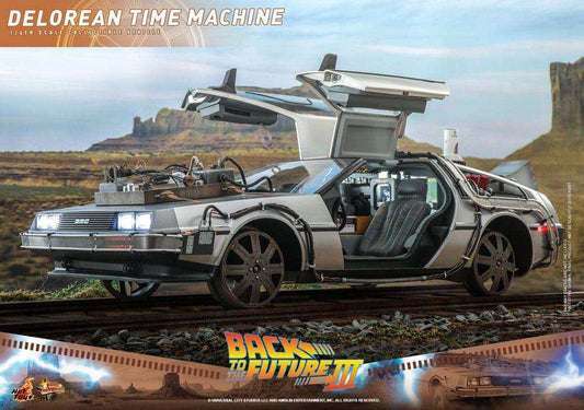 Zurück in die Zukunft III Movie Masterpiece Fahrzeug 1/6 DeLorean Time Machine 72 cm - Smalltinytoystore