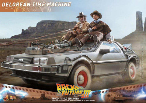 Zurück in die Zukunft III Movie Masterpiece Fahrzeug 1/6 DeLorean Time Machine 72 cm - Smalltinytoystore