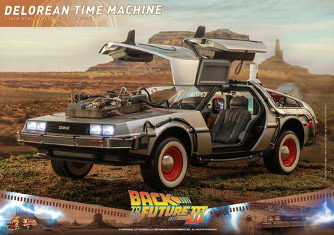 Zurück in die Zukunft III Movie Masterpiece Fahrzeug 1/6 DeLorean Time Machine 72 cm - Smalltinytoystore