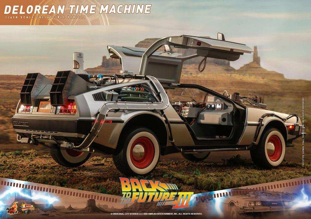 Zurück in die Zukunft III Movie Masterpiece Fahrzeug 1/6 DeLorean Time Machine 72 cm - Smalltinytoystore