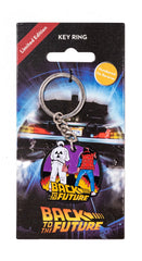 Zurück in die Zukunft Metall Schlüsselanhänger Marty & Doc - Smalltinytoystore