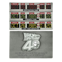 Zurück in die Zukunft Metallbarren 40th Anniversary Time Circuits Limited Edition - Smalltinytoystore