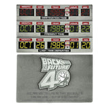 Zurück in die Zukunft Metallbarren 40th Anniversary Time Circuits Limited Edition - Smalltinytoystore