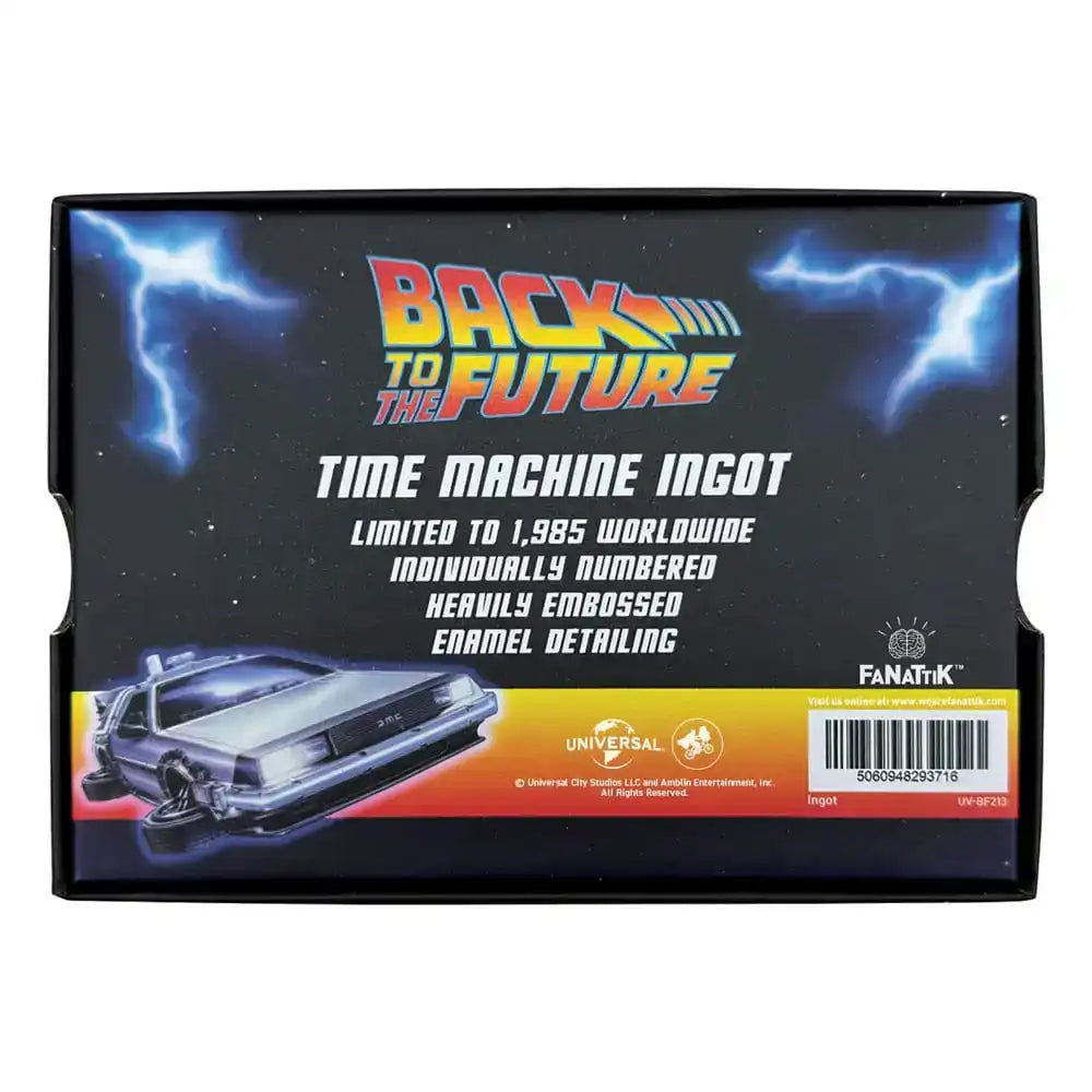 Zurück in die Zukunft Metallbarren 40th Anniversary Time Circuits Limited Edition - Smalltinytoystore