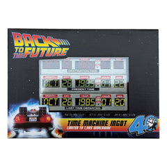 Zurück in die Zukunft Metallbarren 40th Anniversary Time Circuits Limited Edition - Smalltinytoystore