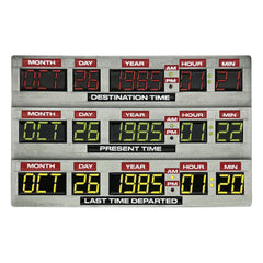 Zurück in die Zukunft Metallbarren 40th Anniversary Time Circuits Limited Edition - Smalltinytoystore