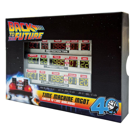 Zurück in die Zukunft Metallbarren 40th Anniversary Time Circuits Limited Edition - Smalltinytoystore