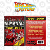 Zurück in die Zukunft Metallbarren Sport Almanac Limited Edition - Smalltinytoystore