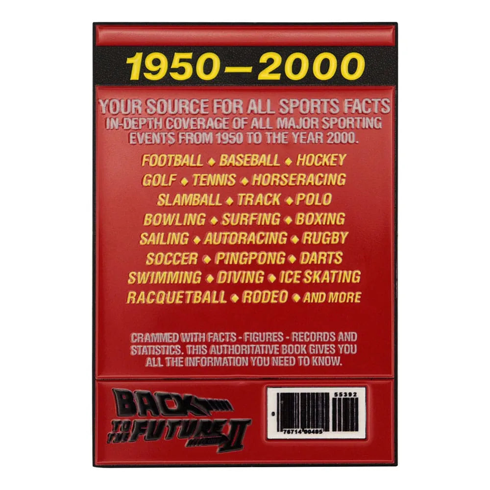 Zurück in die Zukunft Metallbarren Sport Almanac Limited Edition - Smalltinytoystore