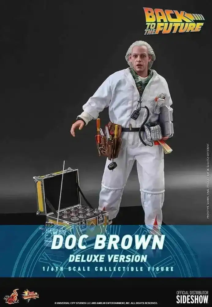 Zurück in die Zukunft Movie Masterpiece 1/6 Doc Brown (Deluxe Version) 30 cm HOT TOYS - Smalltinytoystore
