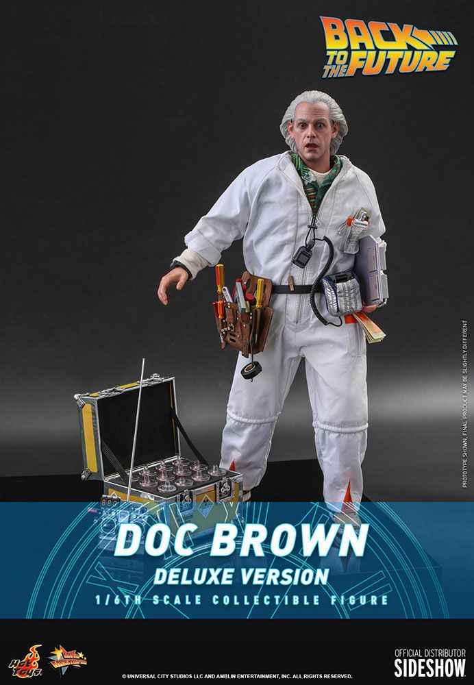 Zurück in die Zukunft Movie Masterpiece 1/6 Doc Brown (Deluxe Version) 30 cm - Smalltinytoystore