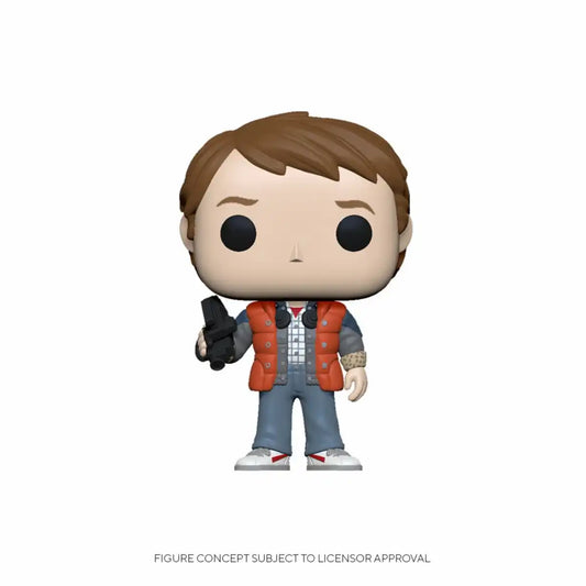 Zurück in die Zukunft POP! Vinyl Figur Marty in Puffy Vest 9 cm - Smalltinytoystore