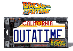 Zurück in die Zukunft Replik 1/1 ´Outatime´ DeLorean Nummernschild - Smalltinytoystore