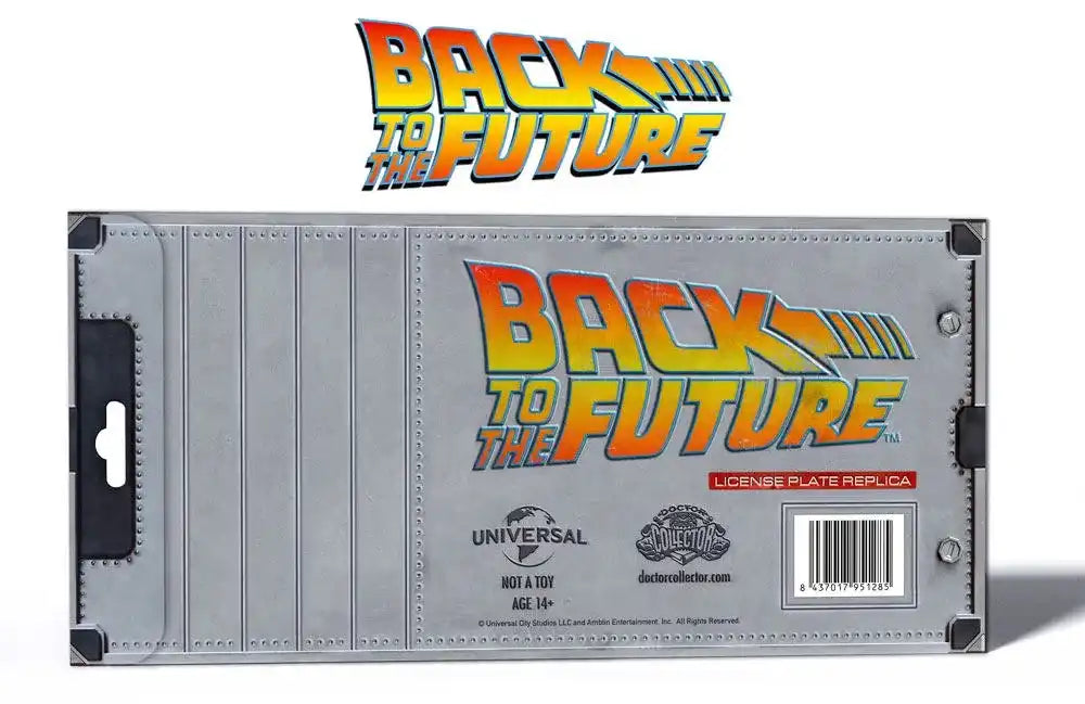 Zurück in die Zukunft Replik 1/1 ´Outatime´ DeLorean Nummernschild - Smalltinytoystore