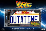 Zurück in die Zukunft Replik 1/1 ´Outatime´ DeLorean Nummernschild - Smalltinytoystore