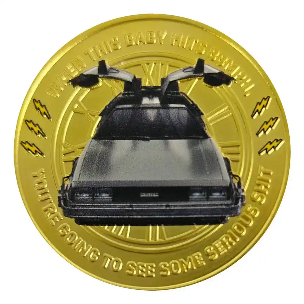Zurück in die Zukunft Sammelmünze 40th Anniversary Limited Edition - Smalltinytoystore