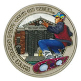 Zurück in die Zukunft Sammelmünze Hoverboard Limited Edition - Smalltinytoystore