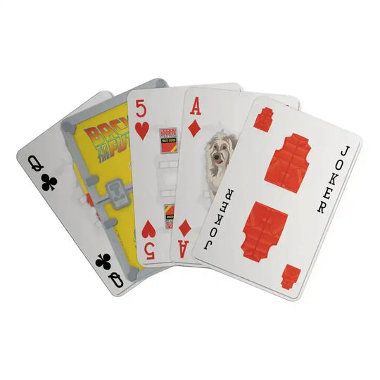 Zurück in die Zukunft Spielkarten Display (12) - Smalltinytoystore