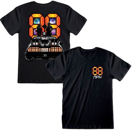 Zurück in die Zukunft T-Shirt 88Mph Größe L - Smalltinytoystore