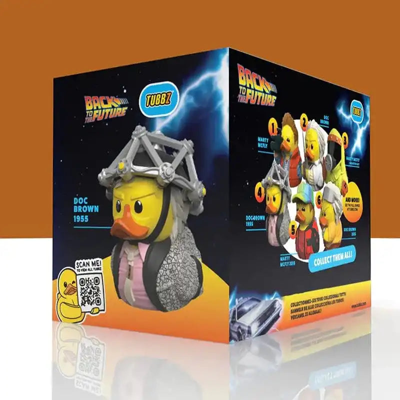 Zurück in die Zukunft Tubbz PVC Figur Doc Brown 1950s Boxed Edition 10 cm